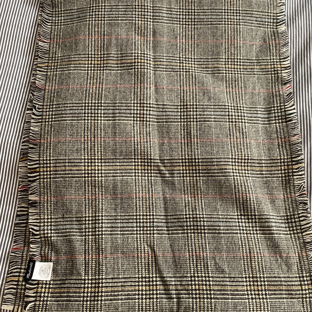 madewell siddington plaid scarf
